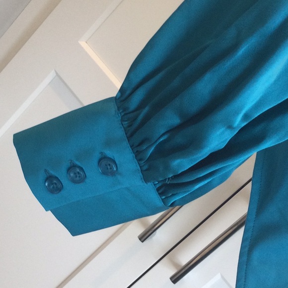 Holiday Vibes! NWT Sergio Hudson for Target turquoise bodysuit - Picture 7 of 10